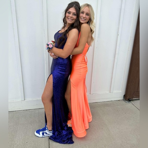Sherri Hill Royal Blue Prom Dress - Picture 1 of 6